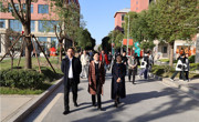 上海市崇明区教育系统学习考察团莅临立发中学参观考察